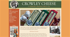 Desktop Screenshot of crowleycheese.com